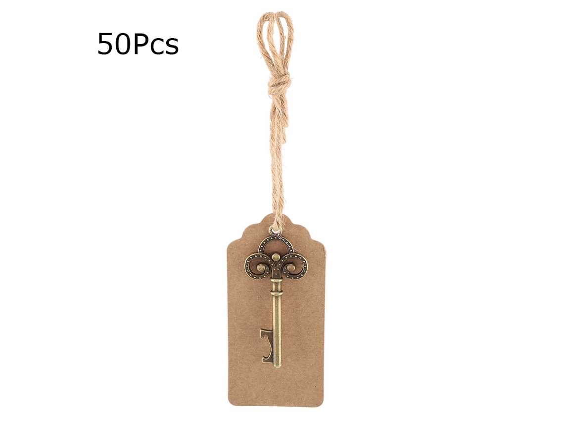 Abertor de Garrafas Chave Presente Casamento 50pcs
