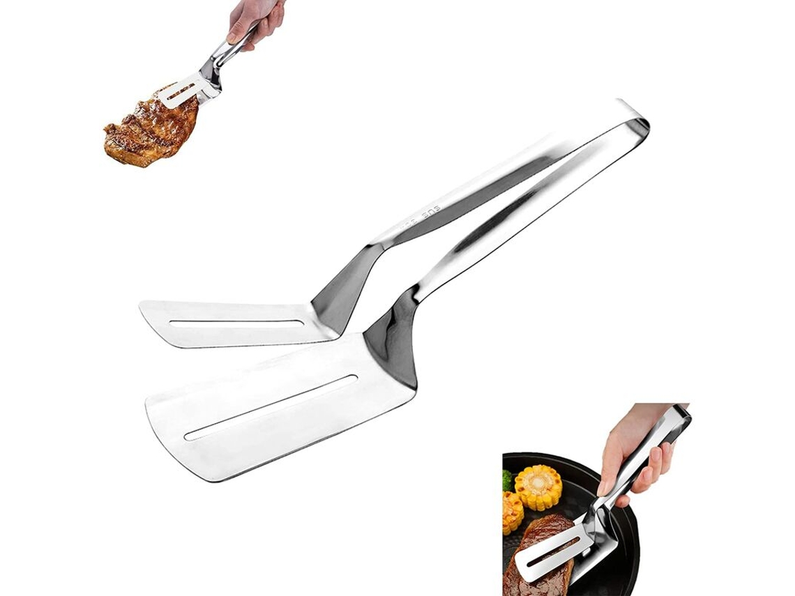 Pinça Salada Churrasco Aço Inoxidável