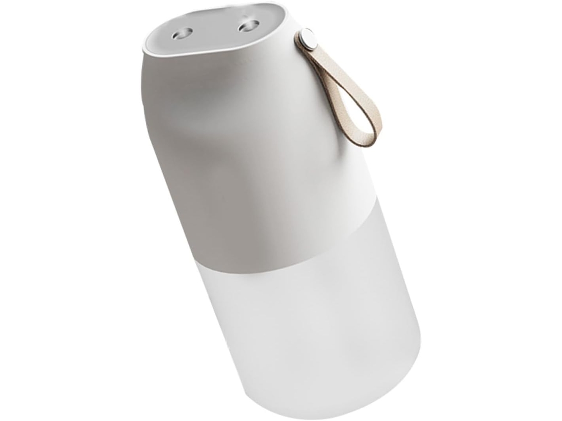 Umidificador Portátil Branco Com Função De Pulverização Dupla E Capacidade 300ml