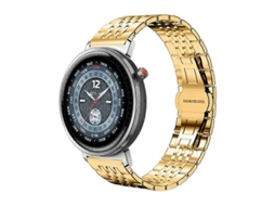 Pulseira De Relógio Xdfind Em Aço Inoxidável Maciço Com Sete Contas