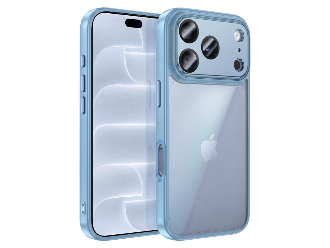 Capa Para Iphone 18 Pro Max Antichoque Híbrida Com Proteção Câmara
