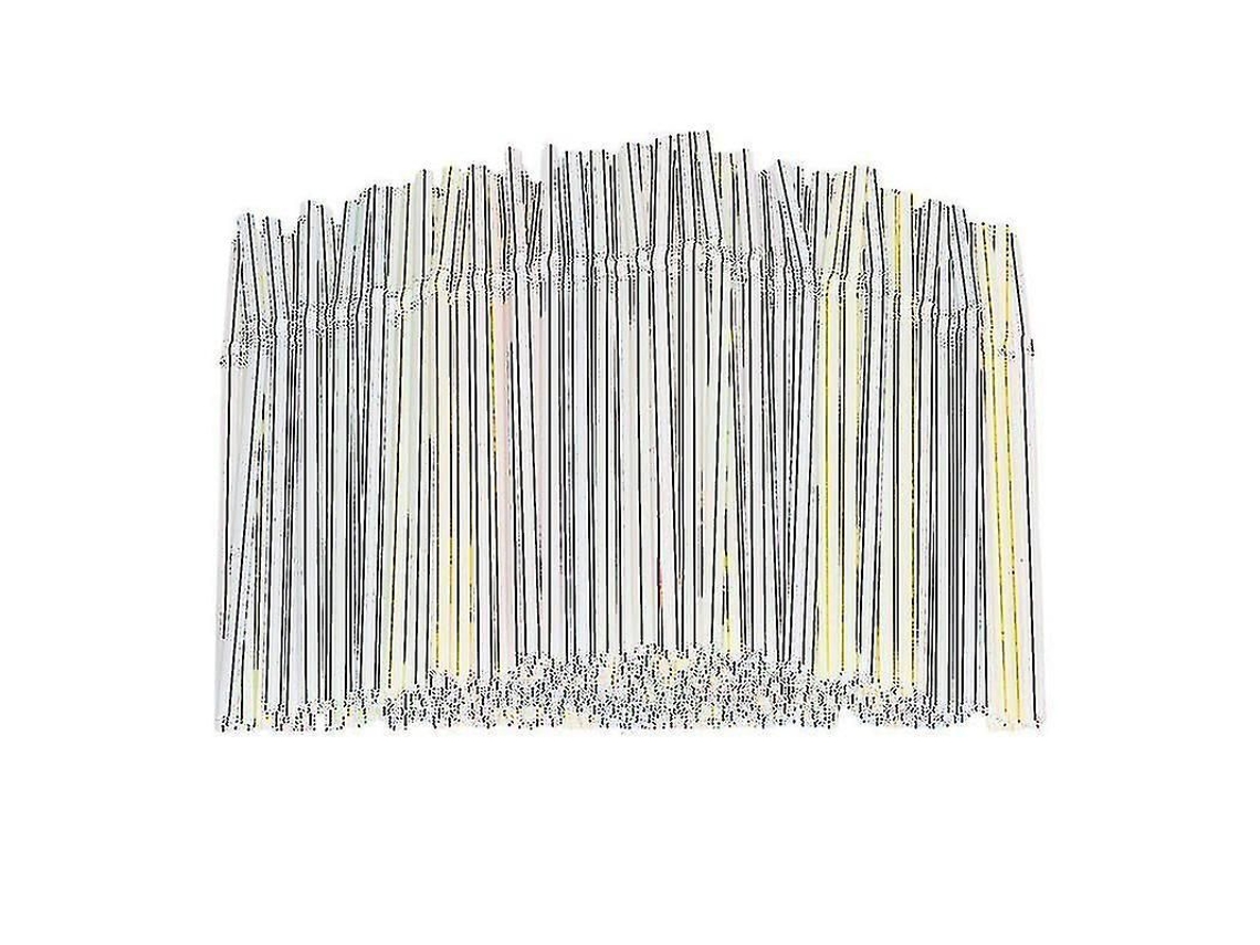 900 Canudos Plásticos Descartáveis para Festas/bares/lojas de Bebidas/casa 8,3 Polegadas Sem Bpa