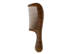 Pente De Massagem Para Cabelos De Sândalo Feito À Mão Com Dentes Finos Fechados, Antiestático Jinyubo Store
