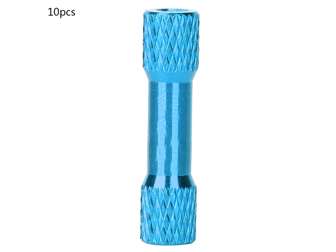 Espaçadores Coluna M3x25mm Alumínio Anodizado Rosca Fêmea Drone Azul Claro S/MARCA