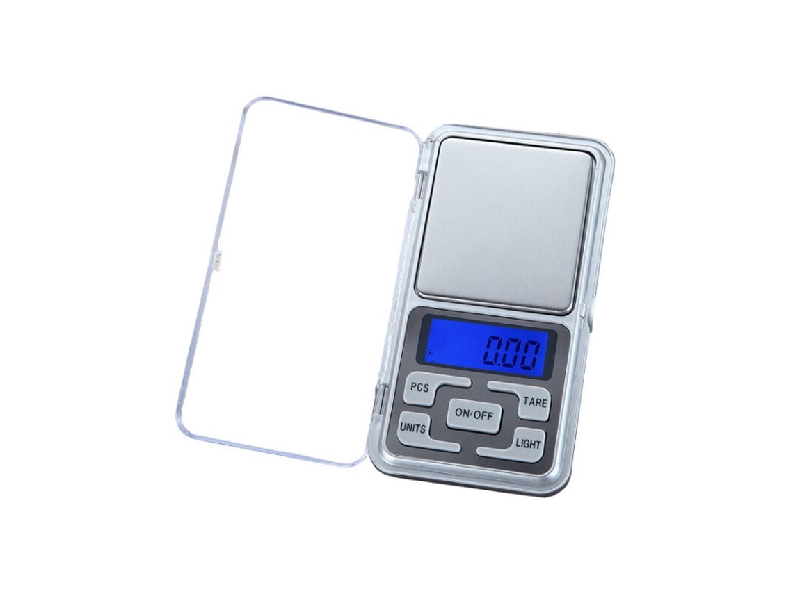 Balança Digital de Bolso para Joias, de Alta Precisão em Miligramas, 500 G , Recarregável, Pequena Eletrônica AQUAFORGE (0,01 G)
