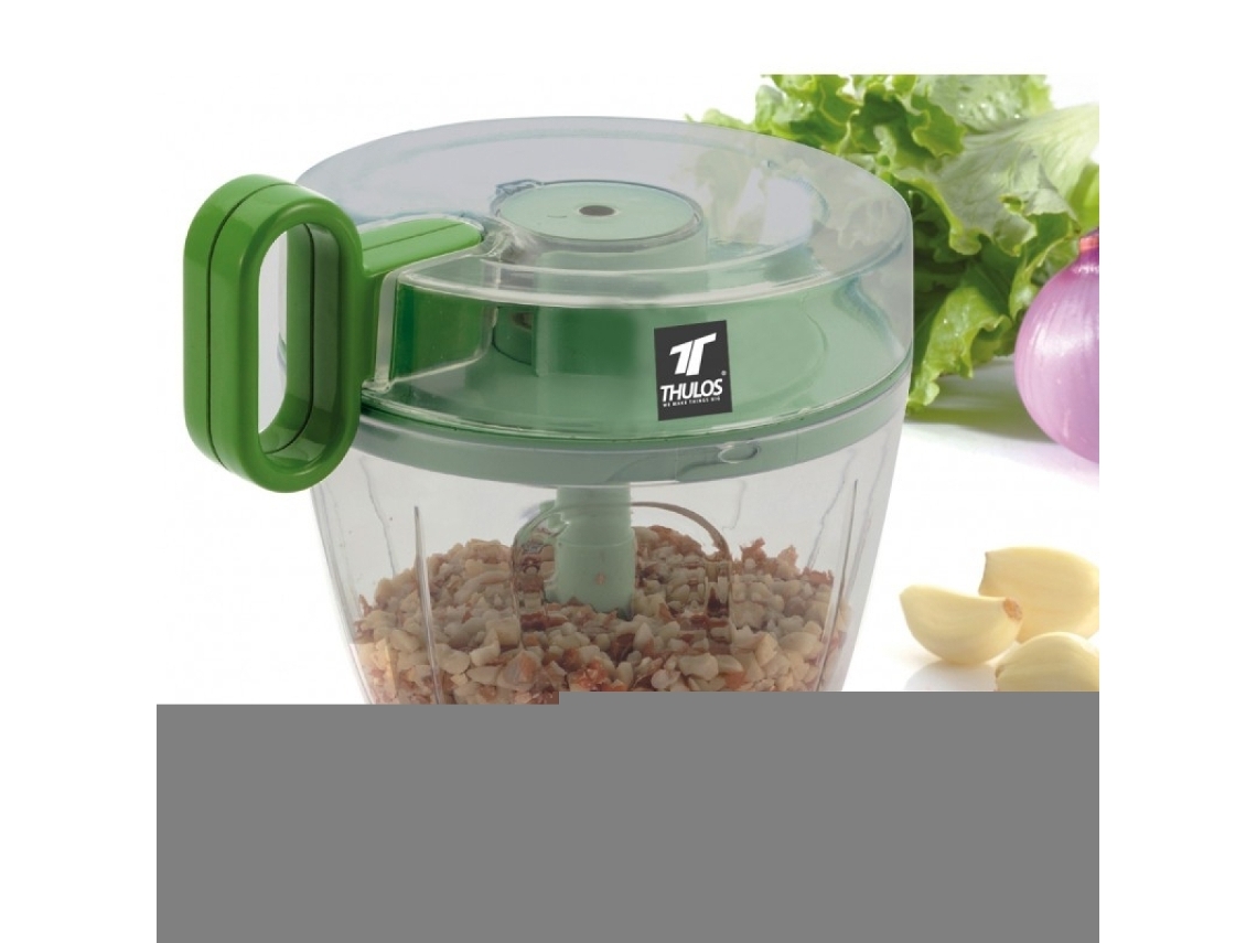 Mini Picador Manual 650ml Versatilidade e Rapidez no Preparo de Alimentos Simplifique sua experiência na cozinha com nosso mini picador THULOS