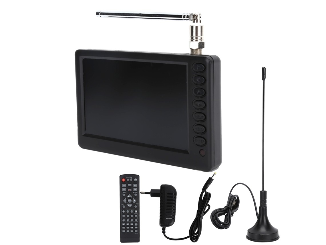Tv Digital Atsc De 5 Polegadas, Porta Usb E Slot Para Cartão De Memória.