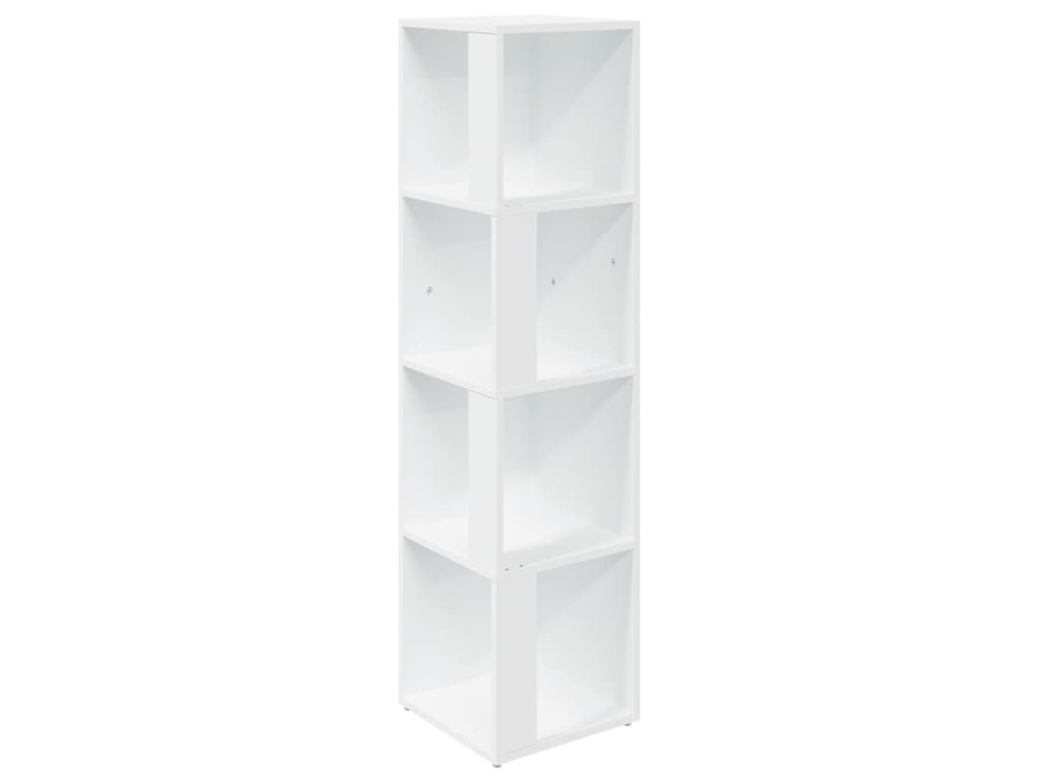 Conjunto 1 Armário De Canto Vidaxl Branco Derivados De Madeira (33 X 33 X 132 Cm)