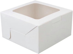 Caixas de Papel Lurelia, 50 Unidades, Papel Kraft, Branco, para Boliche e Doces