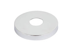 Tampa Decorativa Redonda para Válvula Angular de Torneira, aço inox, 80mmx25mmx10mm CHABERLU