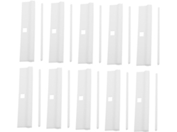 Ganchos Para Persianas Verticais(89mm), Ganchos Brancos De Substituição Para Lâminas De Persianas