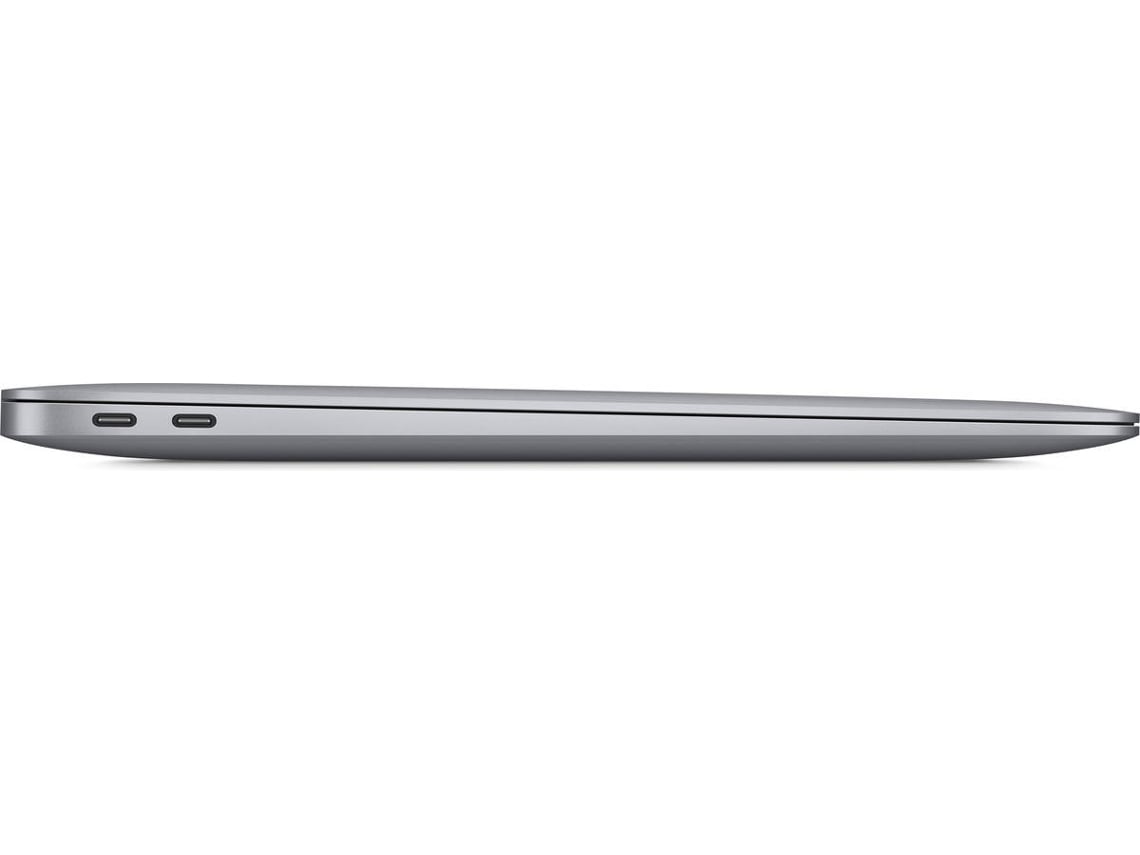Macbook Air APPLE Cinzento sideral - MGN63Y/A (13.3'' - Apple M1 - RAM: 8 GB - 256 GB SSD - GPU 7-Core)
