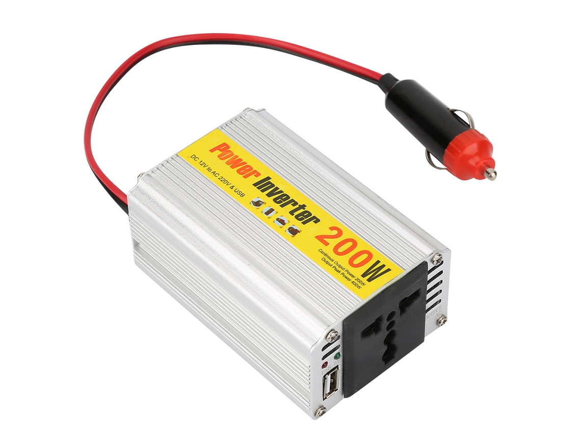 Conversor de Cc para Ca 200w Usb S/MARCA