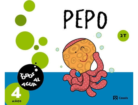 Livro Pepo, Todos Al Agua 4 Años de Vários Autores