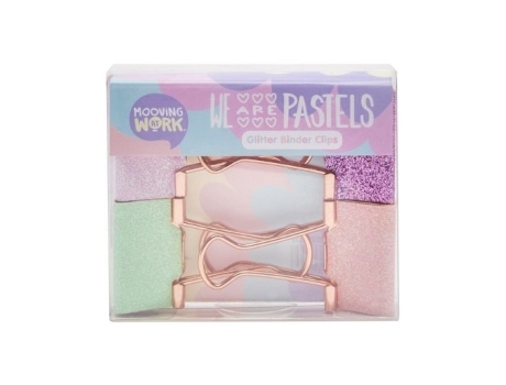 Livro Pack 4 Pinzas Pala Purpurina Pastel Maw Pastel De Desconocido (espanhol)