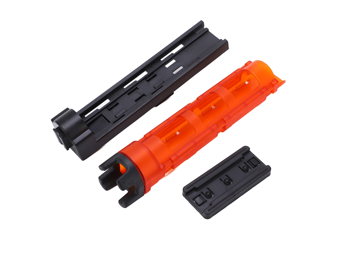 Suporte para Vara de Pesca com Base Plástico Vermelho