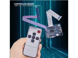 Laxiscreed Placa De Controle Hdmi+vga Para Lcd Compatível Com At070tn92/at070tn90 E Telas 800x480