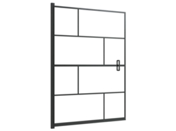 Maison Exclusive - Divisória De Chuveiro Esg 100x140 Cm Preto