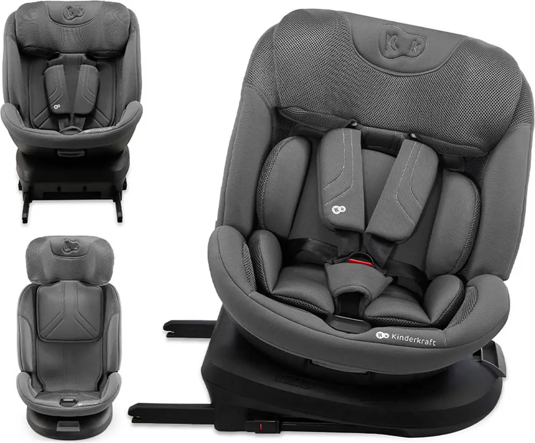 Cadeira Auto Kinderkraft Xpedition3 I-size (0-36 Kg, 40-150 Cm - 0-12 Anos - Grupo 0-1-2-3 - Cinzento)