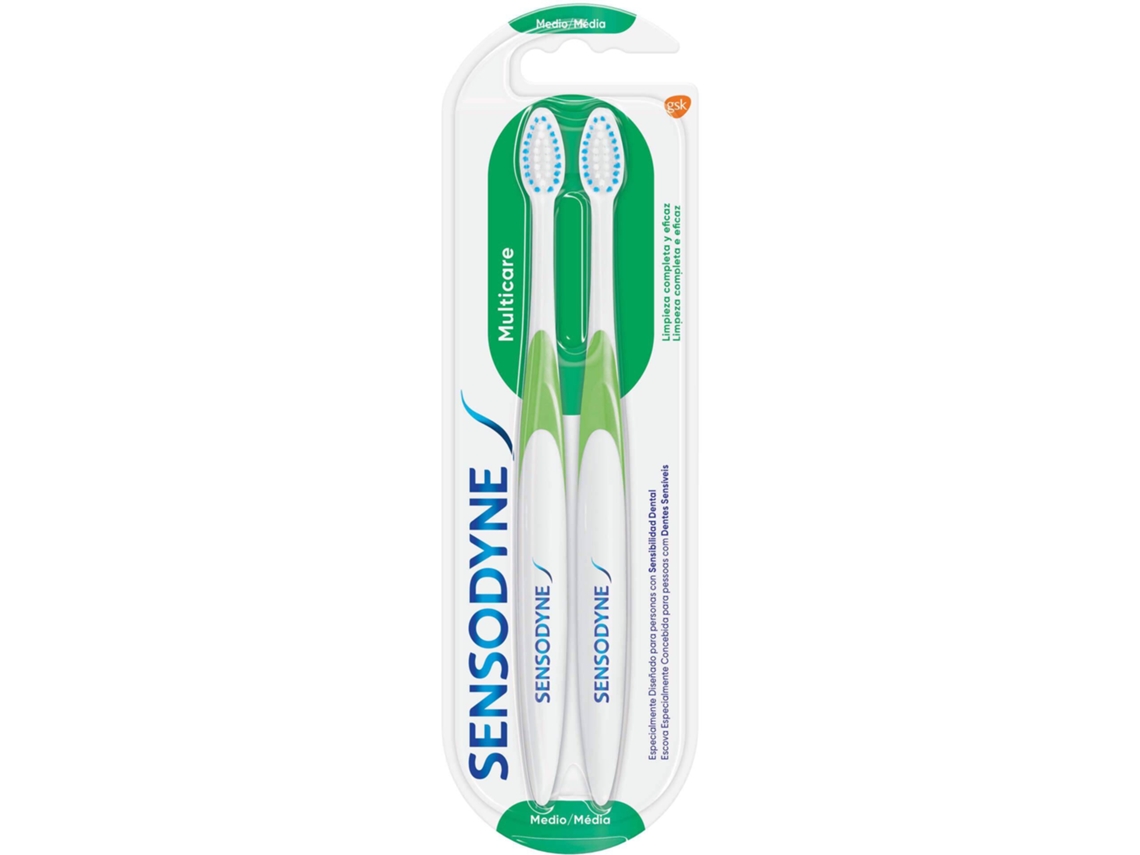 Escova de Dentes Multicare Média SENSODYNE emb. 2 un