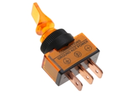 Interruptor Toggle Led 12v 20a Asw-14d Amarelo
