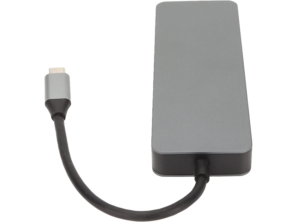 Hub Usb-c Multifuncional 11 Em 1 Com Divisor Usb, Incluindo 4k E Vga,
