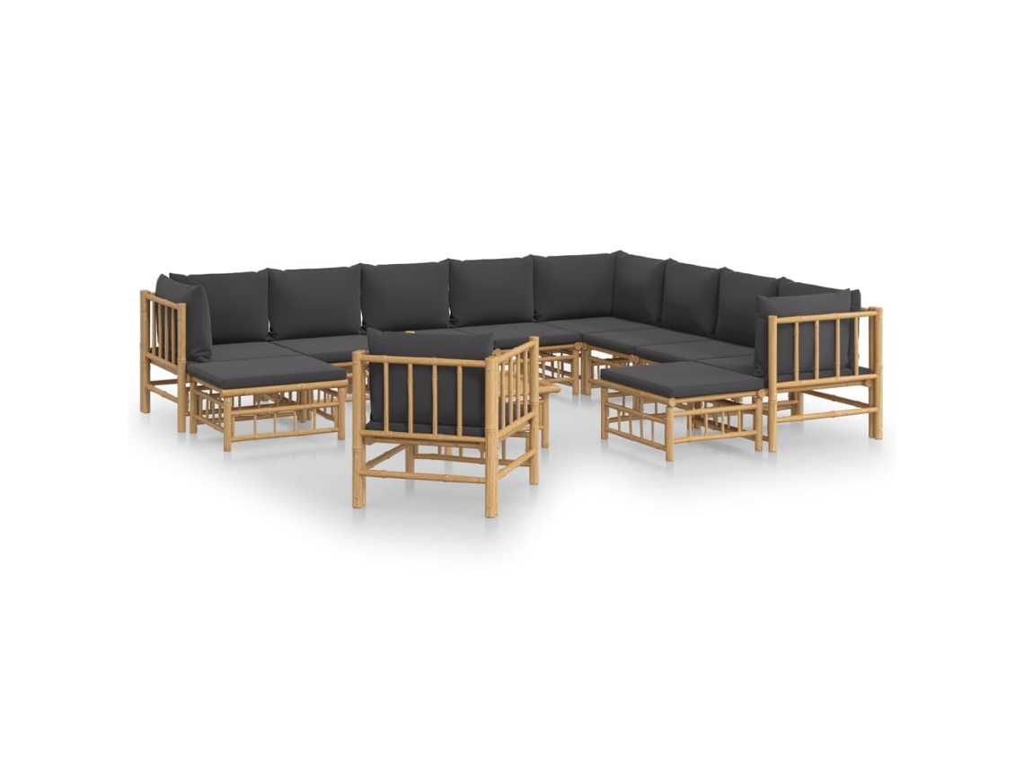 Garden Lounge Set, Garden Lounge Sets Vidaxl Marrom Bambu (n/a)