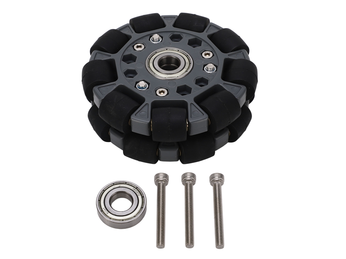 Roda Omnidirecional para Robô 100mm com Rolamento | S/MARCA