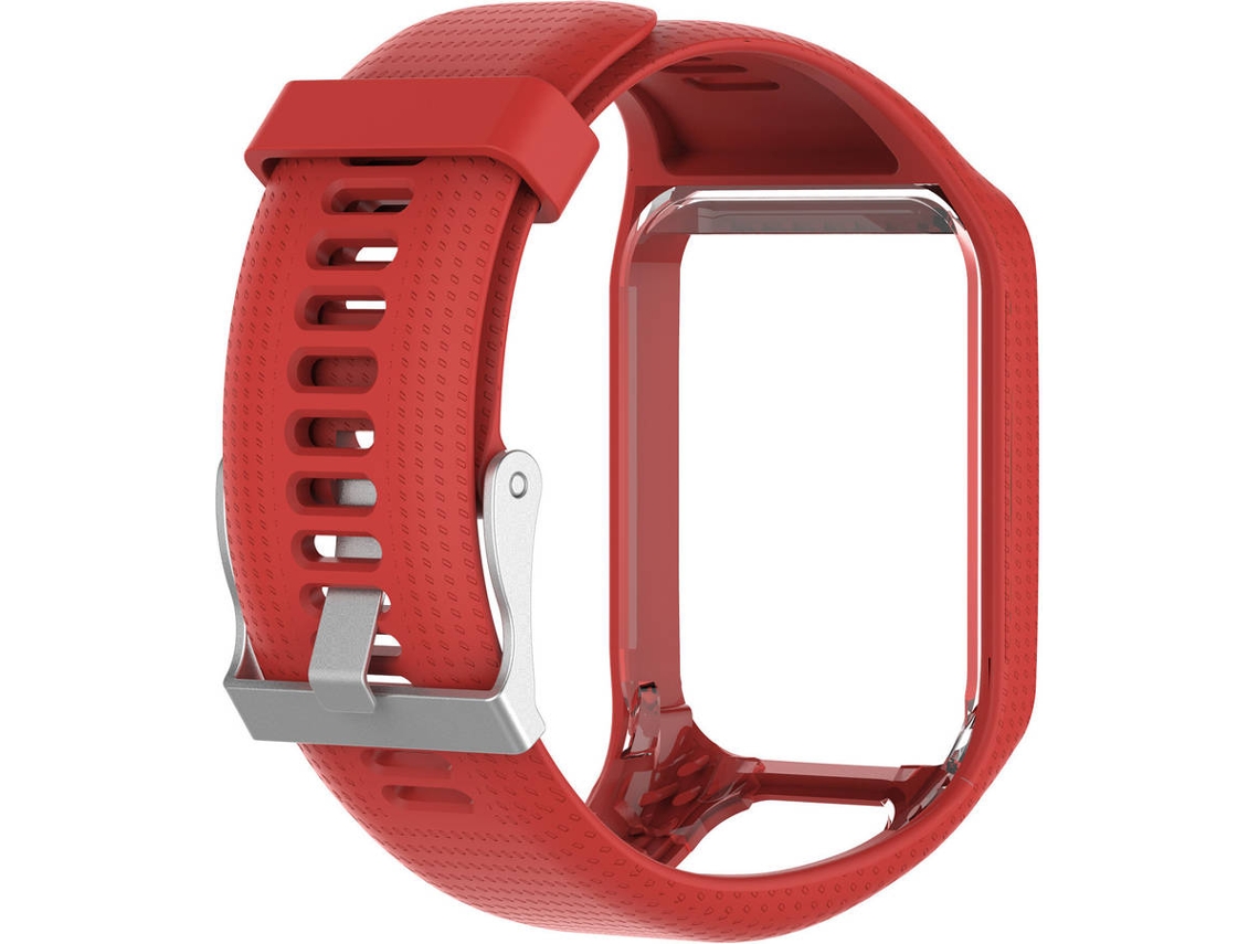 Bracelete WISETONY TomTom Runner 2, 3 Vermelho