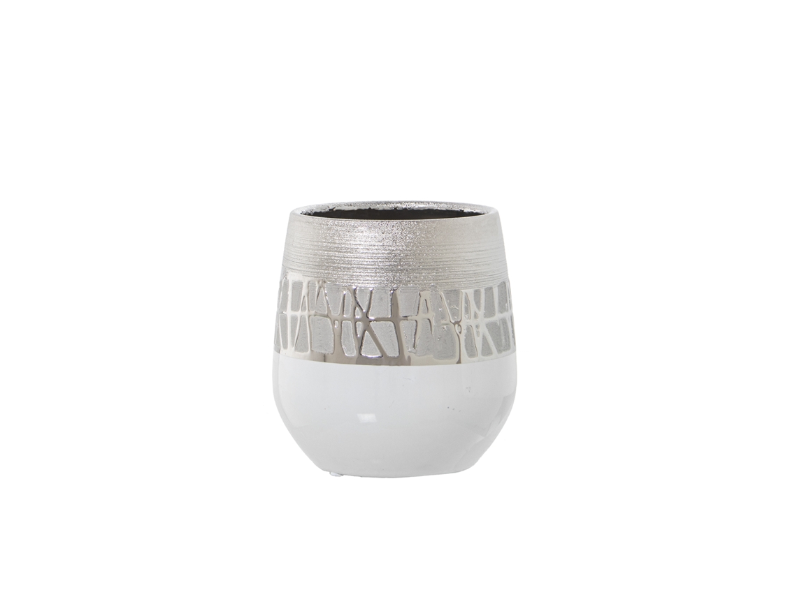 Conjunto de 2 Vasos DRW (Prateado)
