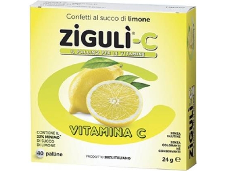 Suplemento Alimentar FALQUI Limão Zigulì C (40 pérolas de 24g)