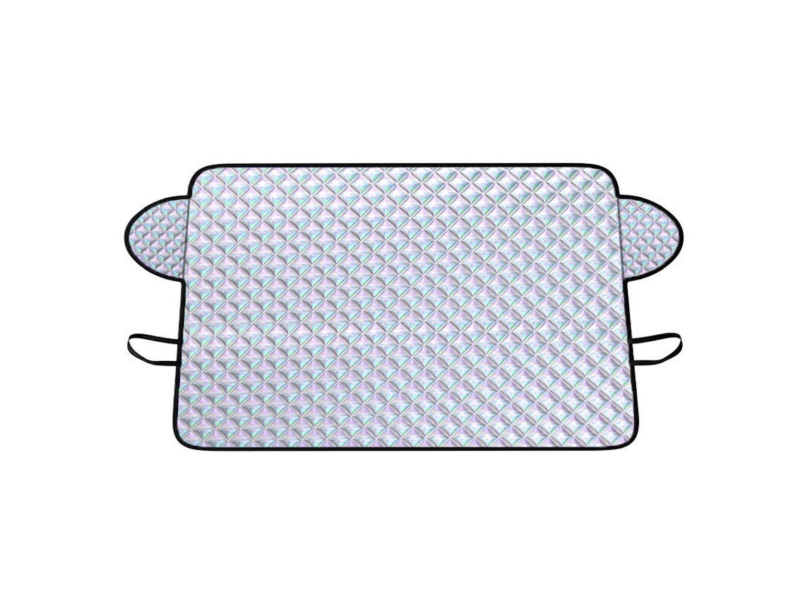 Capa protetora contra neve para carro, 145×110cm, protetor solar anticongelante para para-brisa, adequada para a maioria das estradas de dois andares.