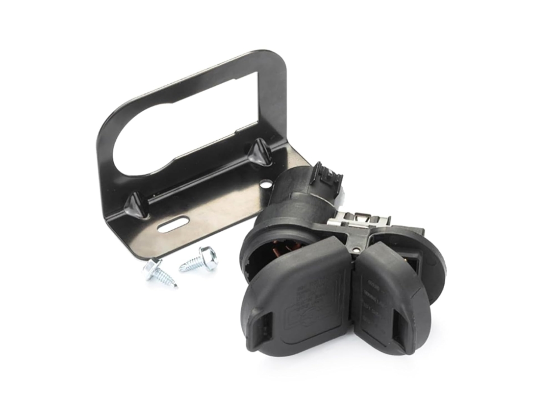 Conector De Chicote Elétrico Para Reboque De 4 7 Pinos Para Veículos Pesados F350 Fu5z-14489-a, Construção Em Abs