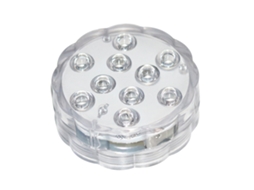 Luzes Led Submersíveis Com Controle Remoto 16 Cores Para Piscina E Decoração