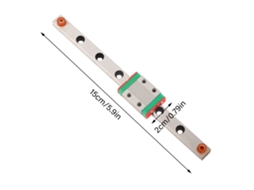 Guia Linear Miniatura Lml9b 9mm Bloco 150mm