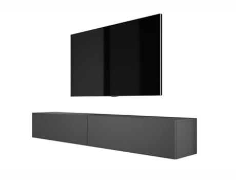 Móvel de Tv D: L : 2 X 100 Cm L : 34 Cm D: 32 Cm. Mesa Tv Móveis Suspensos de Sala Antracite 3XELIVING