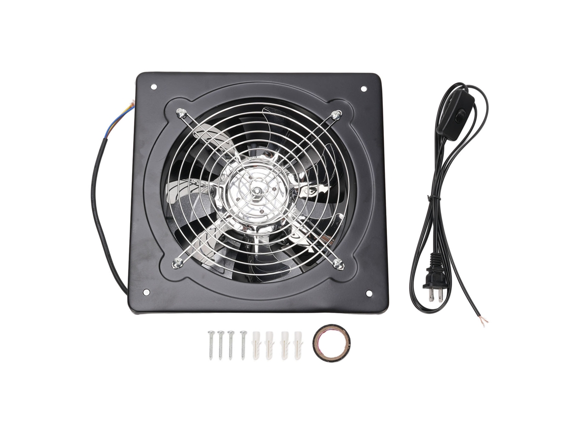 Ventilador de Exaustão de Cozinha 9.8 Polegadas Aço Carbono 2800rpm 80w Parede Montado Silencioso 110v | S/MARCA