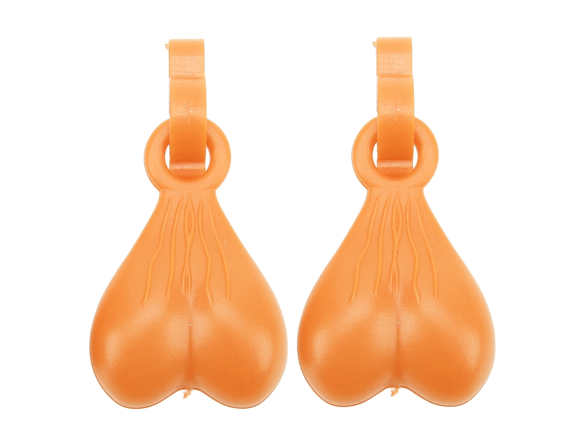 Chaveiro de Chinelo Laranja Cute Presente de Aniversário