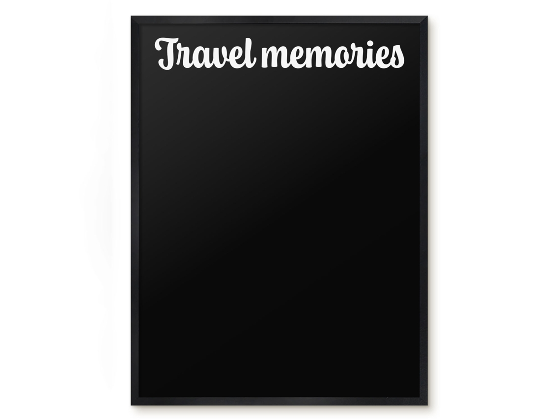 Magnetic Wall Board Travel Memories For The Office Espelharte (60x80 Cm)