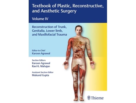 Livro Textbook of Plastic, Reconstructive, and Aesthetic Surgery, Vol 4 de Karoon Agrawal (Inglês - Capa Dura)