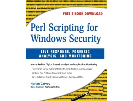 Livro Perl Scripting for Windows Security de Harlan Carvey (Inglês)