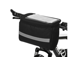 Bolsa Térmica Impermeável AQUAFORGE para Guidão de Bicicleta, faixa refletiva, para ciclismo, passeio e uso diário