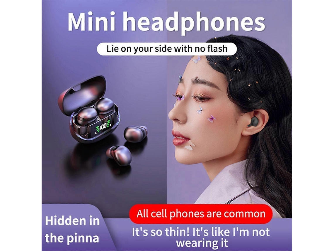 Mini Fones De Ouvido Bluetooth 5.3 Hifi Estéreo Para Trabalho E Músicavayotoy