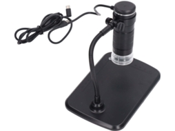 Endoscópio Portátil Com Lupa, Microscópio Digital Em Abs Com 8 Luzes Led