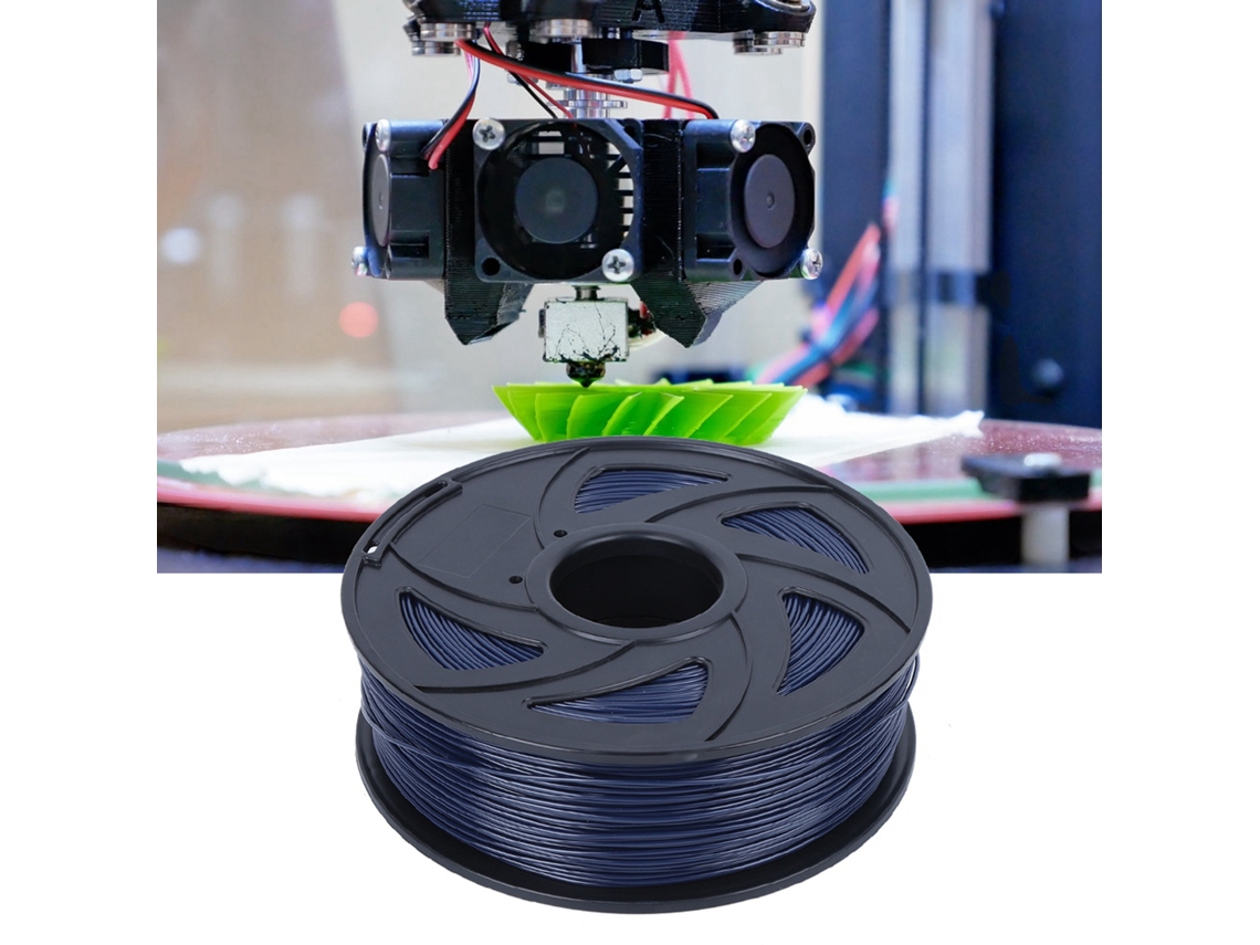 Hilo Pla 1.75mm 1kg Material De Impresión 3d Accesorio De Impresora Azul Para Decoración Hogar