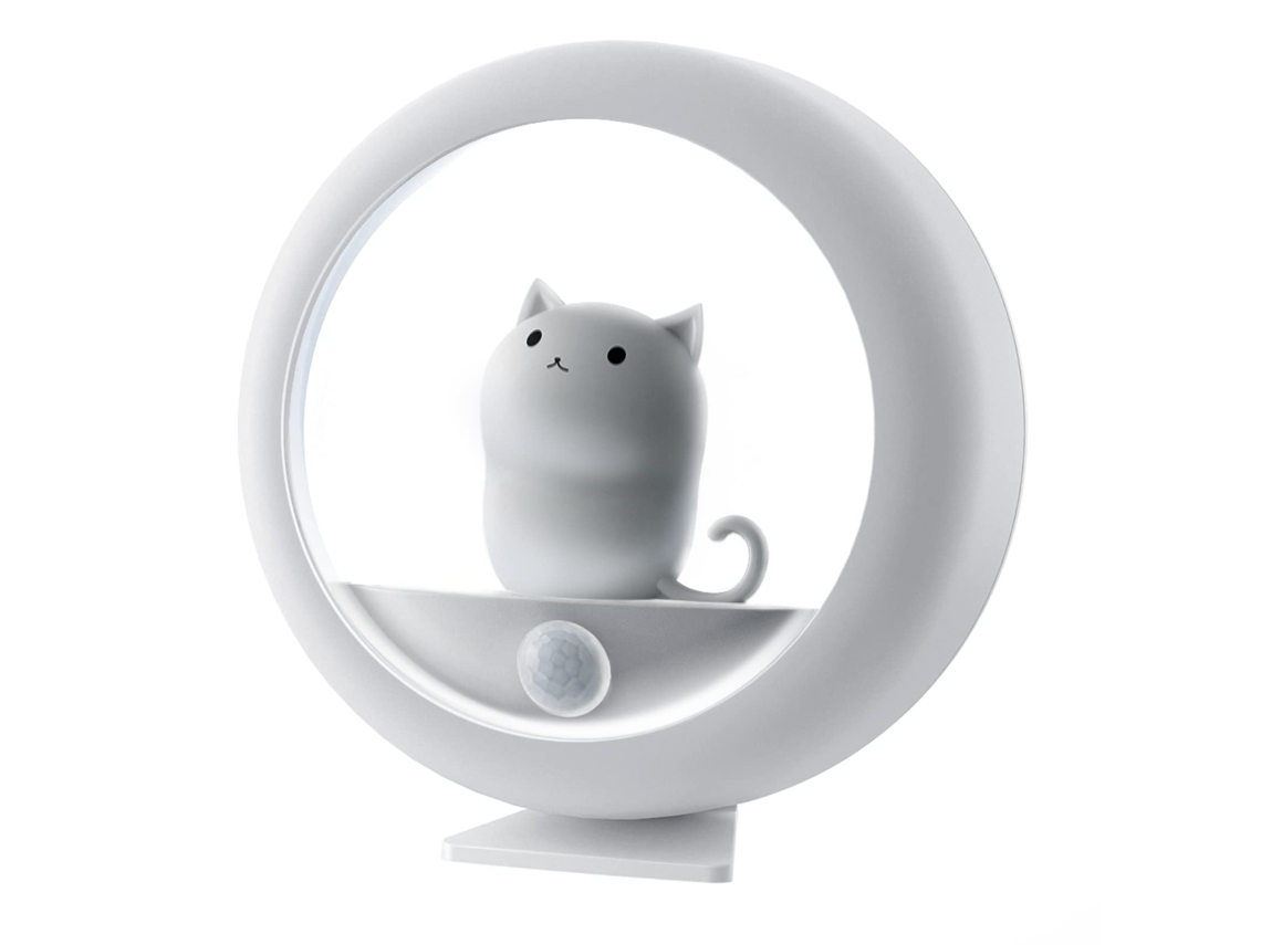 Lurelia Luminária Gato Micro Usb Pir 120° 3m 2 Brilhos 150h Magnética
