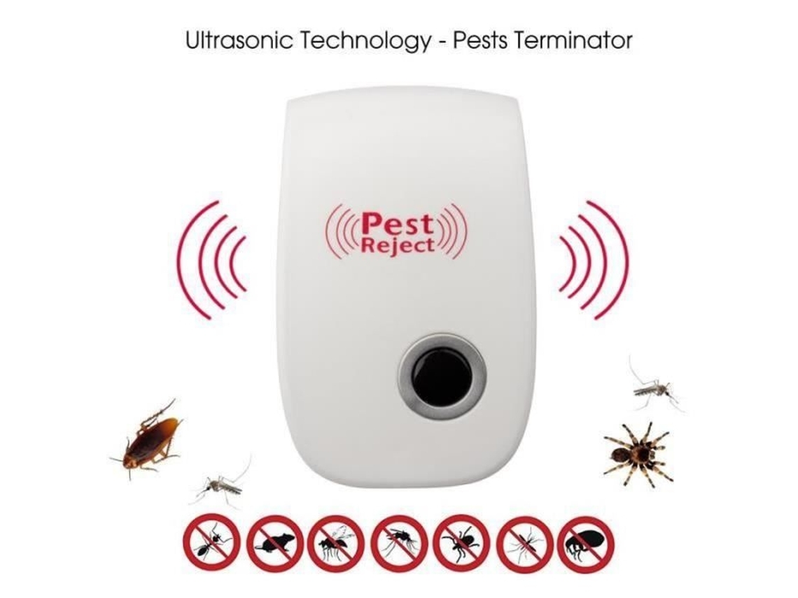 Xf13839-repelente De Pragas Eletrônico Ultrassônico Anti-pragas Roedor Repelente De Insetos Para Anti Ratos Mosquitos Baratas E Formigas*