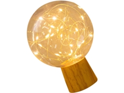 Luminária Noturna Led Criativa, De Mesa Prática Em Formato Bola Com
