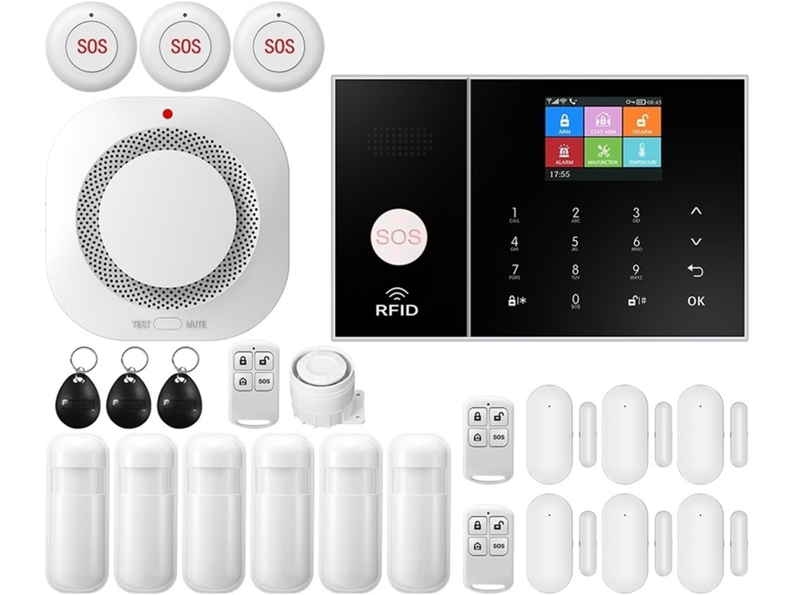 Système d'Alarme Wifi Sans Fil pour Domicile SFUSHOS