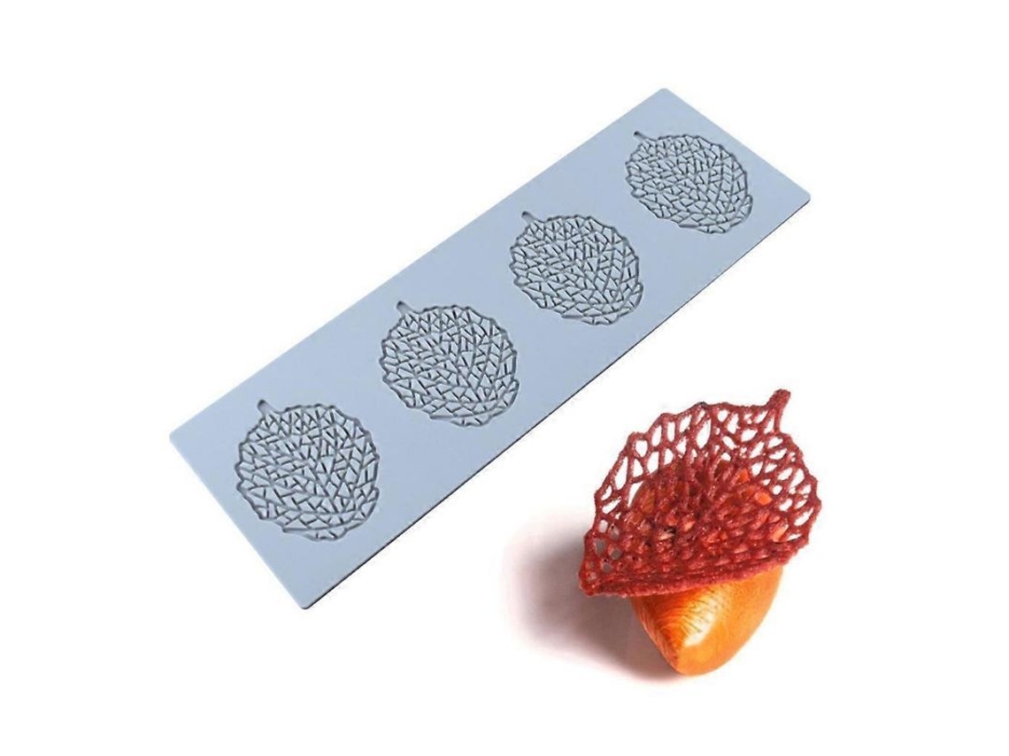 Moldes De Silicone Em Forma De Folha Para Bolo, Chocolate, Doces, Sustentável, Resistente À Altas E Baixas Temperaturas 3